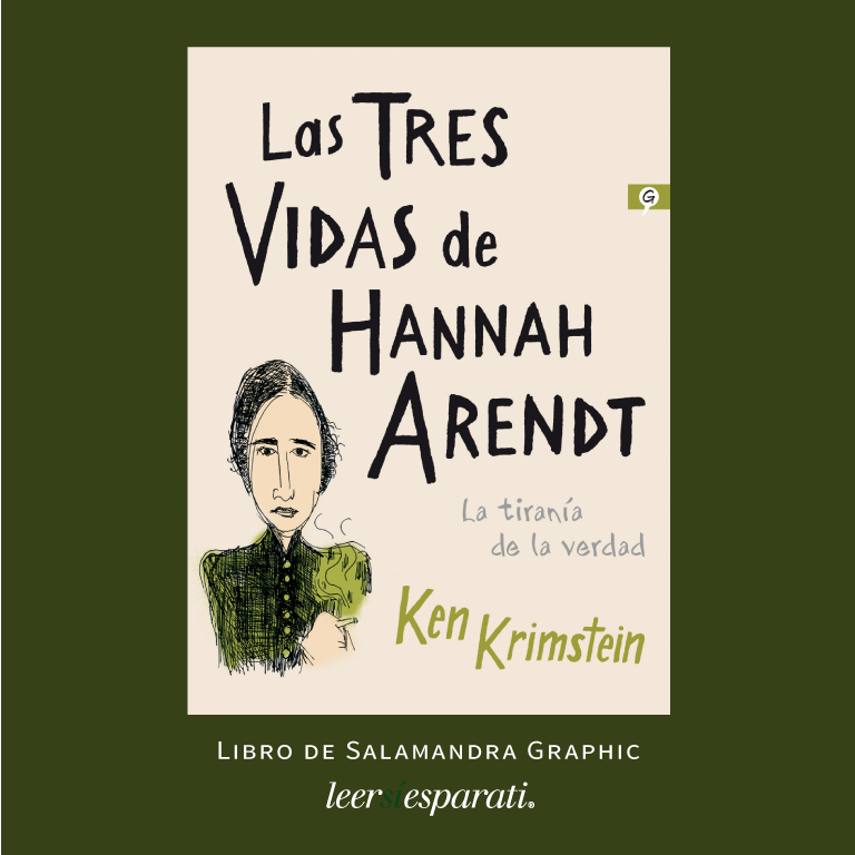 Esta novela gráfica de @KenKrim es ideal para que empieces a conocer la vida de la filósofa #HannahArendt: “Las tres vidas de Hannah Arendt · La tiranía de la verdad” de <a href="/SalamandraGraph/">Salamandra Graphic</a>. Gran pensadora del siglo XX. #Leer #Escribir #Libros #HannahArendt #FelizDomingo