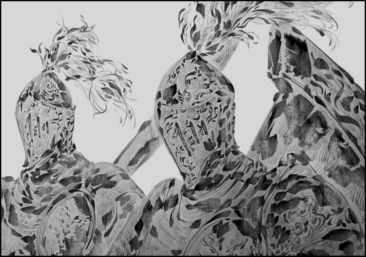 riuka0813's tweet photo. Huw and Andreas wip https://t.co/AoVRuDsA6g