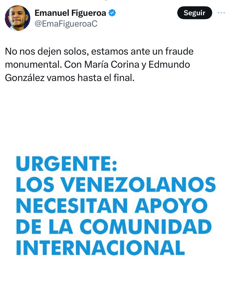 JJDiazMachuca's tweet photo. 𝐔𝐑𝐆𝐄𝐍𝐓𝐄:
𝐋𝐎𝐒 𝐕𝐄𝐍𝐄𝐙𝐎𝐋𝐀𝐍𝐎𝐒
𝐍𝐄𝐂𝐄𝐒𝐈𝐓𝐀𝐍 𝐀𝐏𝐎𝐘𝐎 𝐃𝐄 𝐋𝐀 𝐂𝐎𝐌𝐔𝐍𝐈𝐃𝐀𝐃 𝐈𝐍𝐓𝐄𝐑𝐍𝐀𝐂𝐈𝐎𝐍𝐀𝐋 👇🏻
@EmaFigueroaC https://t.co/PCBZAYkDNY
