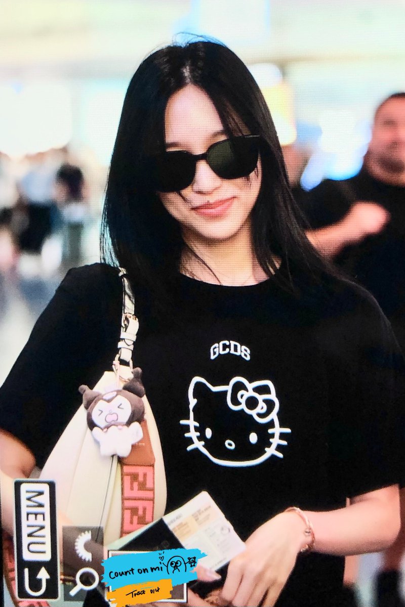 #TWICETEEN #MINGYU #MINA : 240729 mingyu and mina at the airport🖤