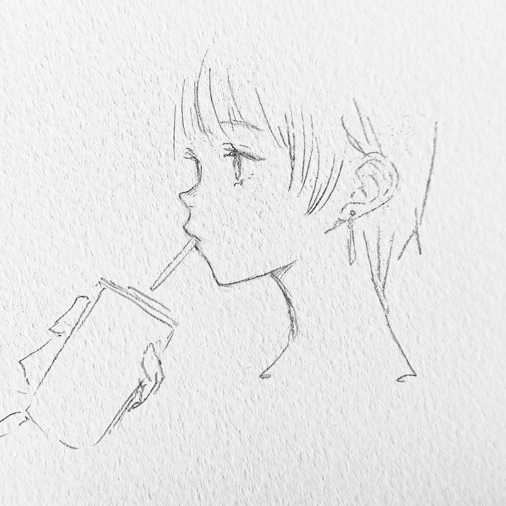 A little during lunch break_✍Drawing