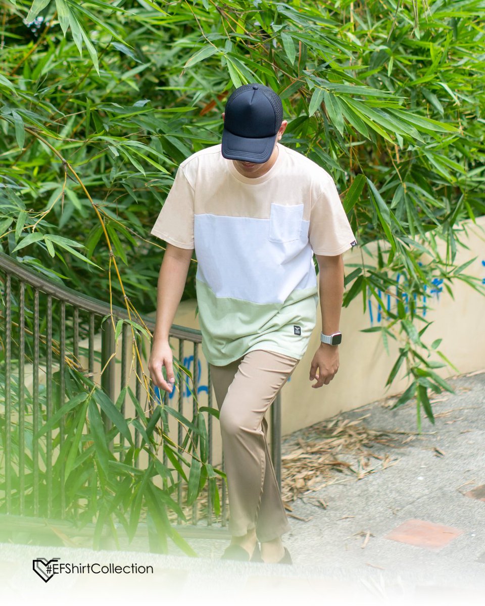 EFS_Apparel's tweet image. Simple &amp;amp; trendy color block shirt, perfect for those on-the-go days! 🚶‍♂️✨
Get yours now for only P459.00 ✨
#EFSApparel #ColorBlock