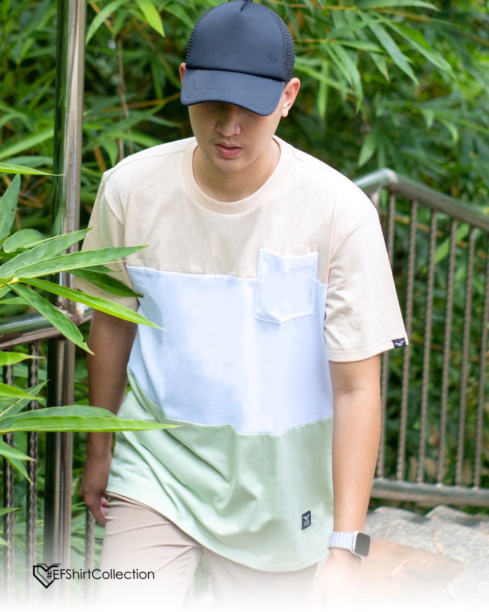 EFS_Apparel's tweet image. Simple &amp;amp; trendy color block shirt, perfect for those on-the-go days! 🚶‍♂️✨
Get yours now for only P459.00 ✨
#EFSApparel #ColorBlock