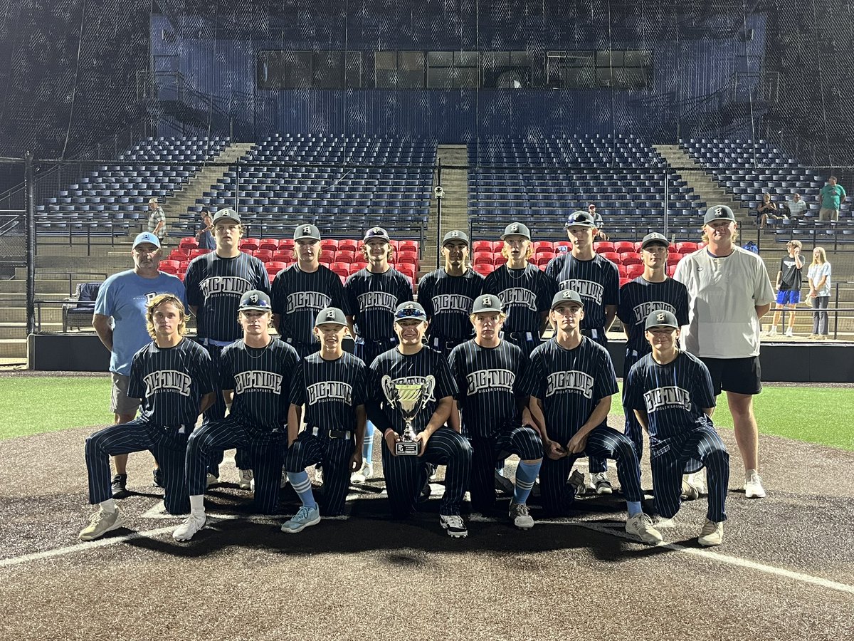 USAStadium's tweet image. 2024 17U MidSouth Elite Championship

🏆 Champion: Next Level Midsouth
🥈 Finalist: Bigler Big Time
🏅 MVP: Trent Stewart
🏅 MVPitcher: Ben Groeschl
