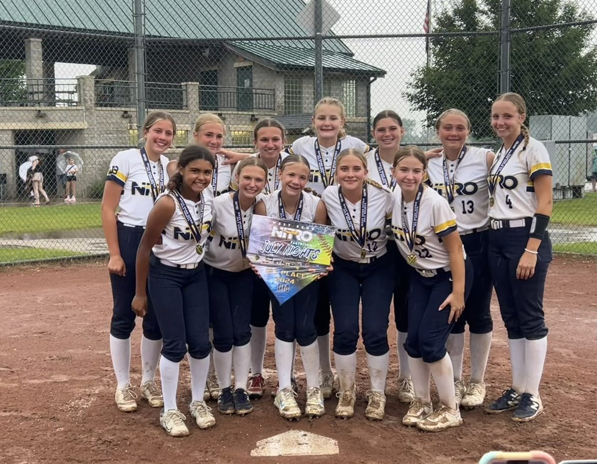 WBNitroFP's tweet photo. Champions of the West Bend Nitro July Nights Tournament 14u! Congratulations! 💙🥎💙 https://t.co/HSHHh74QRH