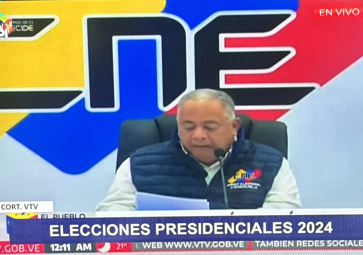 eduardomenoni's tweet photo. 🚨| URGENTE: Cómo lo anuncié por meses Nicolás Maduro hizo fraude electoral, DICTADURA NO SALE CON VOTOS es la hora de rebelarse contra el régimen asesino de Maduro. La sublevación cívico militar debe iniciar ahora. El mundo no debe aceptar este fraude masivo. 🇻🇪 #VenezuelaLibre https://t.co/9RpItDkgls