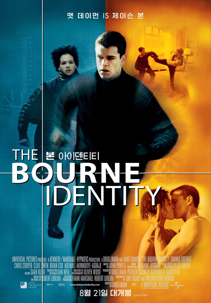 🔫DANGER IS BOURNE❤️‍🔥 첩보 액션 레전드 '제이슨 본'이 돌아온다! <본 아이덴티티> 메인 포스터 공개 8월 21일 메가박스 단독 재개봉! #본아이덴티...