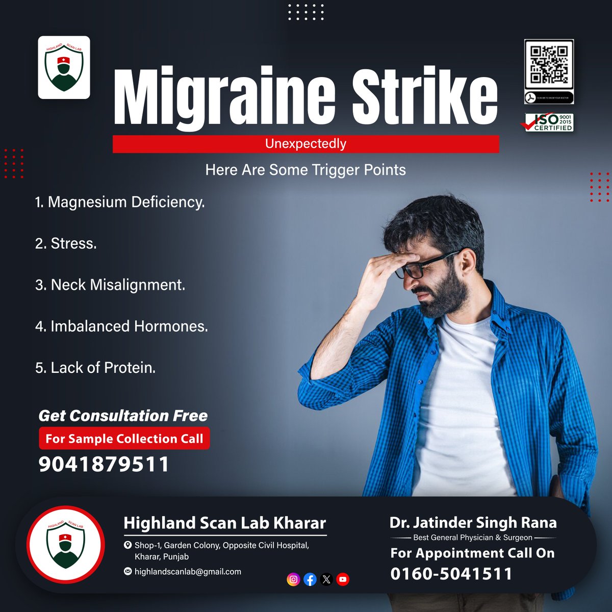 HighlandScanLab's tweet photo. Did you know that certain #triggerpoints can set off #migraines? Understanding these can help you manage and prevent #headaches.
.
#drjatindersingh #ManuBhaker #ParisOlympics2024 #InternationalTigerDay #Migraine #Healthcare #chronicpain #HopeForHomeless #UPSCaspirants #Shooting https://t.co/xgDYeOu9K0