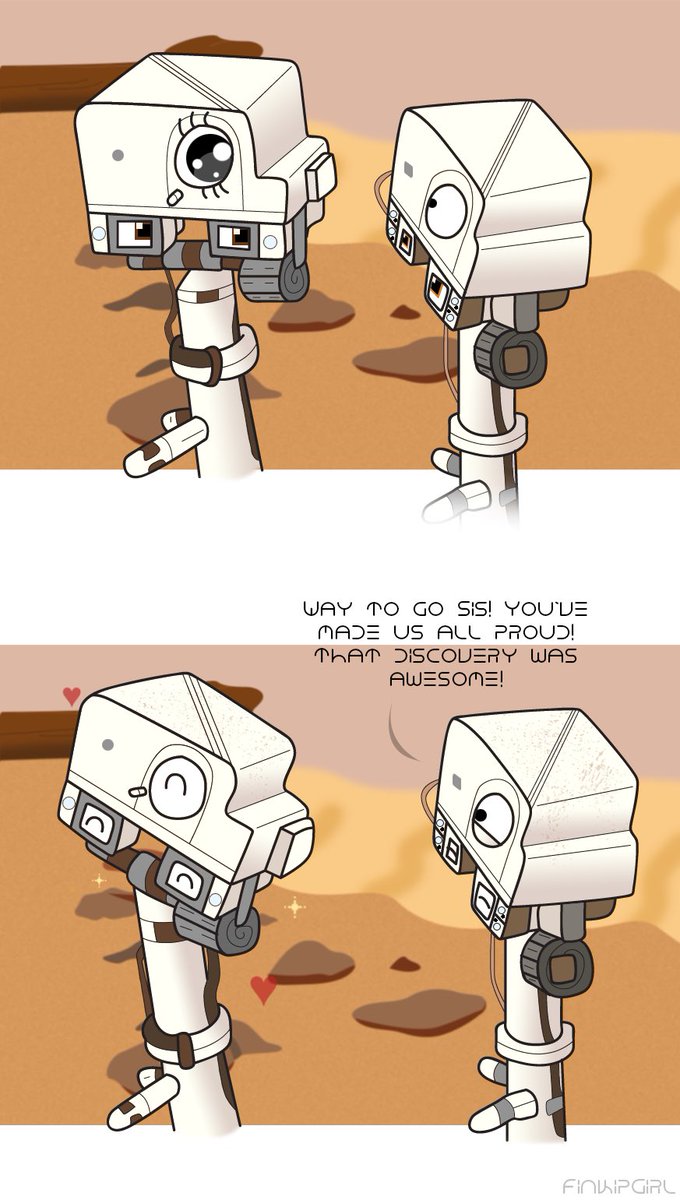 FinkipGirl's tweet image. How about those Mars Rover discoveries this month?!
#MarsRovers #PerseveranceRover #CuriosityRover #Mars #Space #NASA