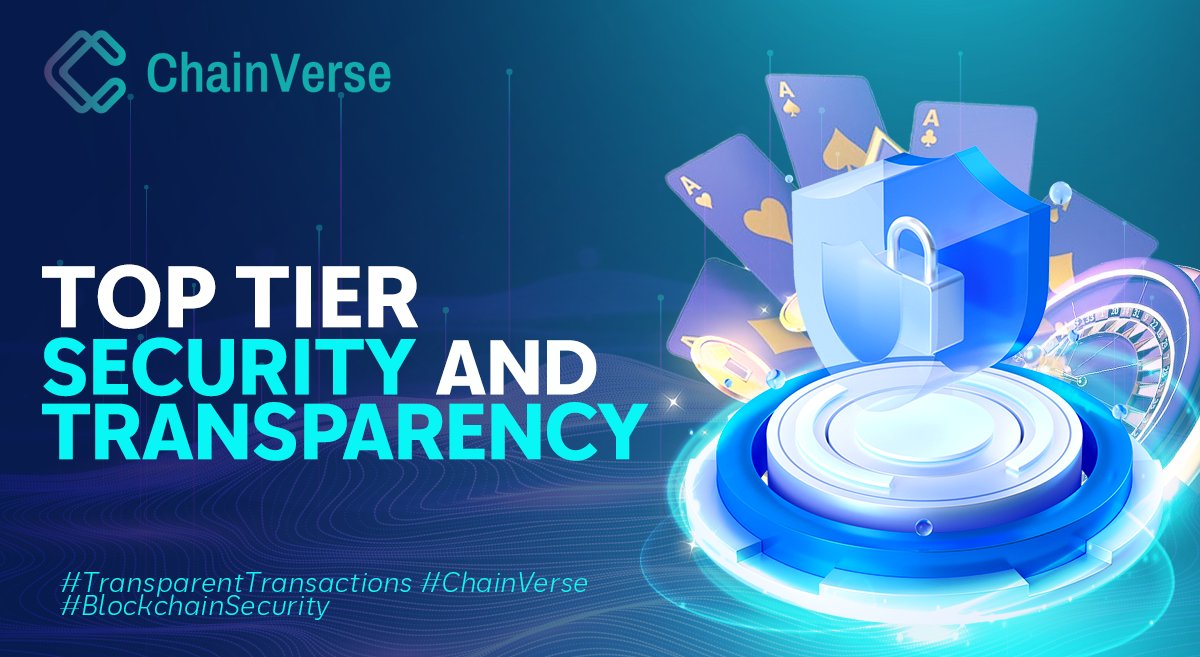 ChainVerse8's tweet photo. 🌐 Top-Tier Security and Transparency ChainVerse utilizes cutting-edge blockchain technology to ensure transparency and security in every transaction.  
✅ With no intermediaries, all data is publicly verifiable, building a trustworthy digital ecosystem.   

#BlockchainSecurity #TransparentTransactions #ChainVerse