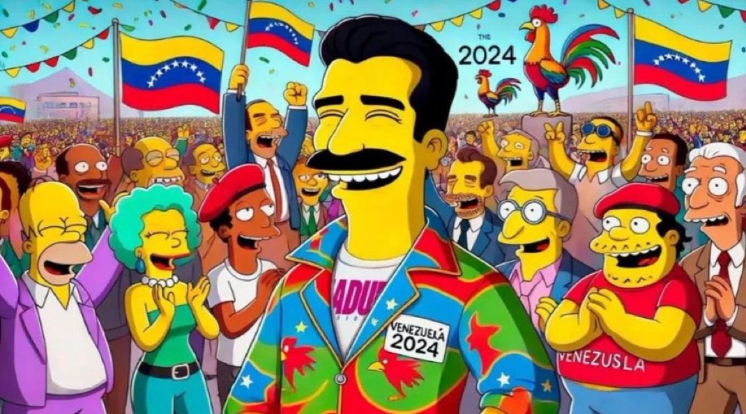 Los Simpsons lo volvieron a hacer!
🇻🇪✌🏻✌🏻

👏🏻 Felicidades Maduro, felicidades PSUV, felicidades Venezuela! 👏🏻

#MaduroPresidente #Venezuela #PLOMO19 #ChavezVive