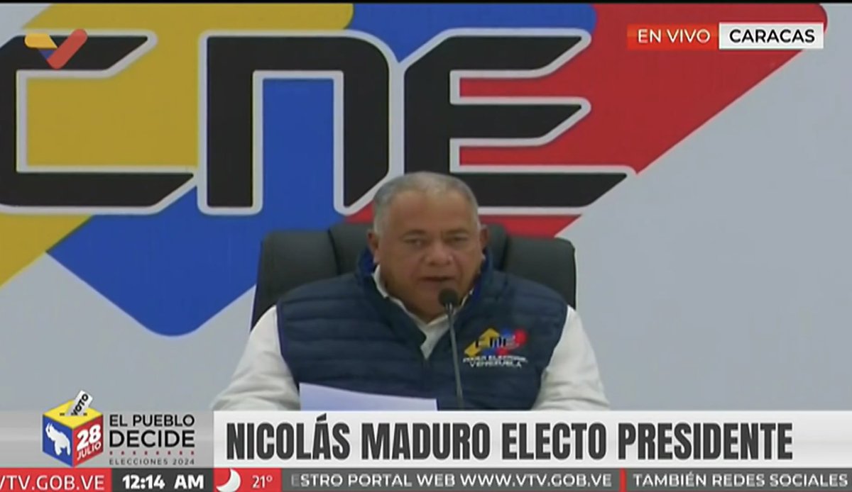 !VICTORIA POPULAR!

51,20% para nuestro Presidente Nicolás Maduro Moros. ¡Hasta La Victoria Siempre!