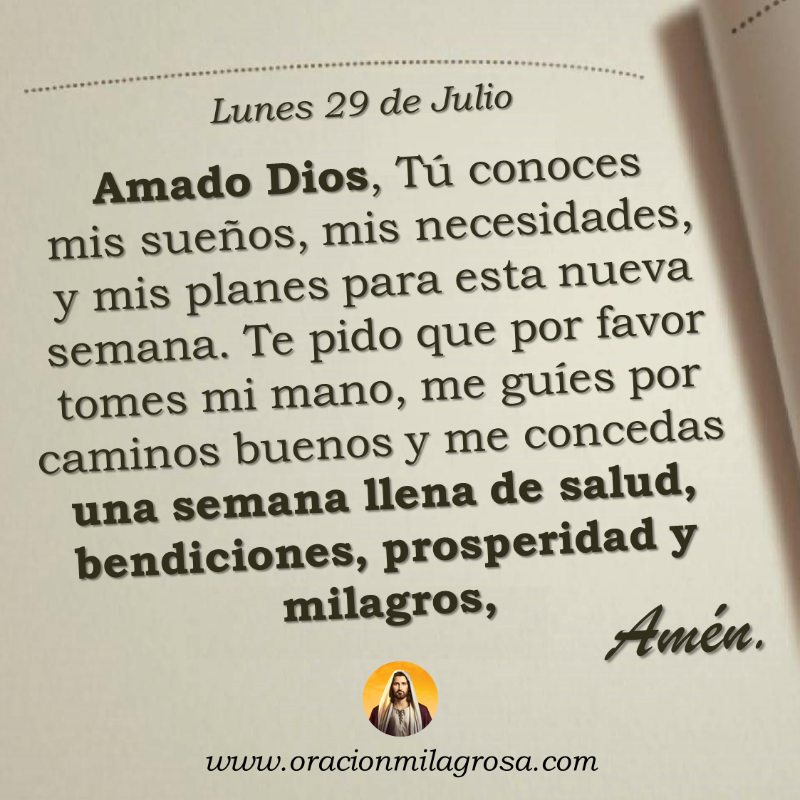 oracion_milagro's tweet photo. Oración para el lunes 29 de julio de 2024: https://t.co/JShphCyweE