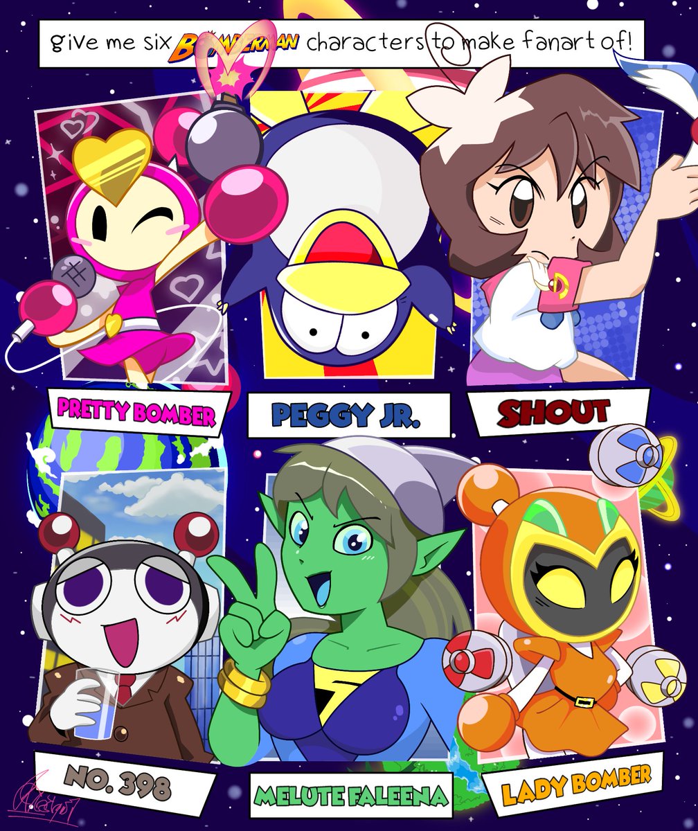 Auto_Yeah's tweet image. And done! #SixFanarts #Bomberman