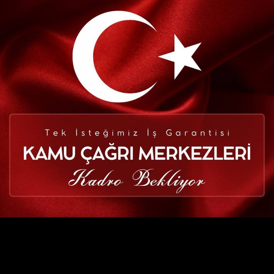 🔴🔴🔴🔴
Kamu Çağrı Merkezi Çalışanları ve tüm #Taşeron işçiler Kadro bekliyor.
<a href="/RTErdogan/">Recep Tayyip Erdoğan</a> <a href="/Akparti/">AK Parti</a> <a href="/isikhanvedat/">Prof. Dr. Vedat Işıkhan</a> <a href="/memetsimsek/">Mehmet Simsek</a> <a href="/akbasogluemin/">Av. M.Emin AKBAŞOĞLU 🇹🇷</a>

Turkish #YasayiGeriCek Wagner Ahlak #MilletYasayaEvetDiyor Cumhurbaşkanı Erdoğan Recep Tayyip Erdoğan Hoşt Tel Aviv Fatih Erbakan Vergi