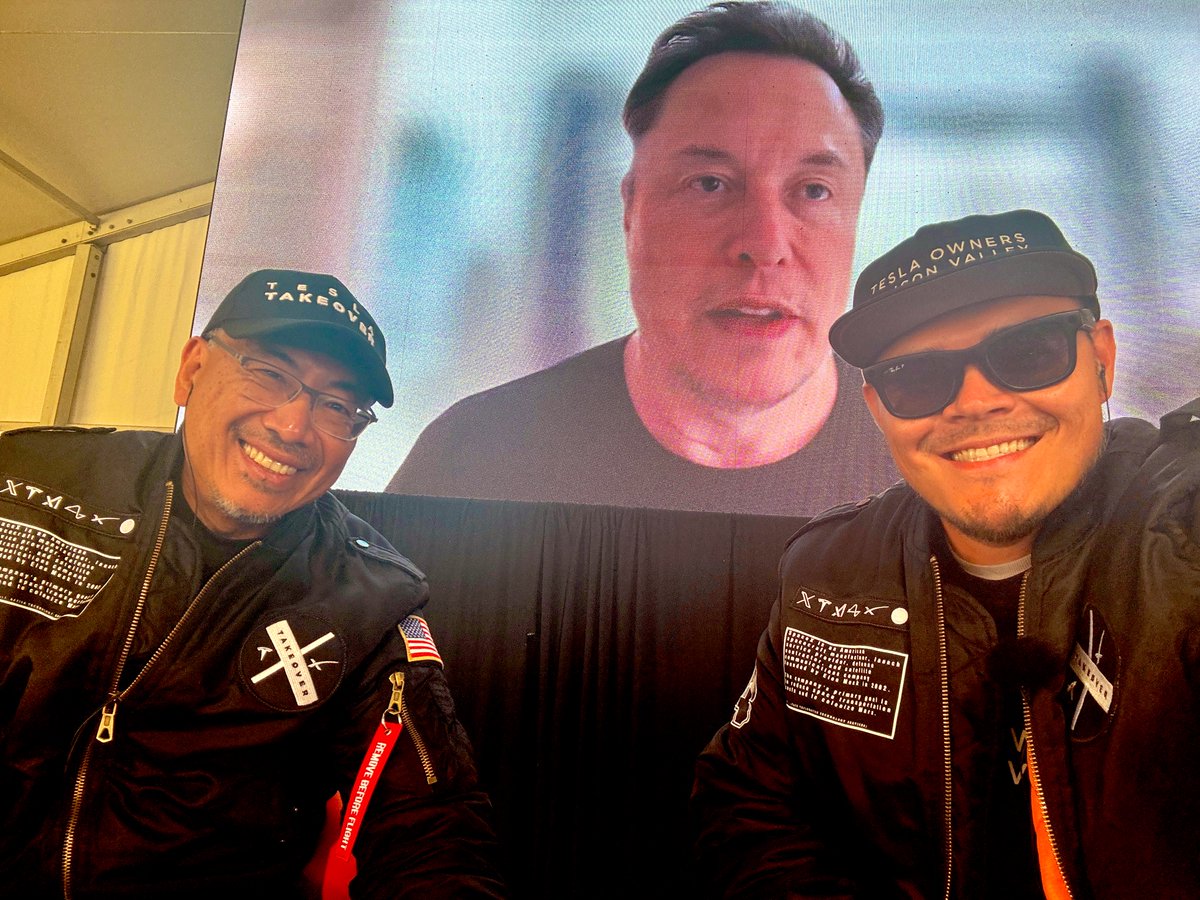 We out here doing it big at the <a href="/theXtakeover/">X Takeover</a> with <a href="/elonmusk/">Elon Musk</a>