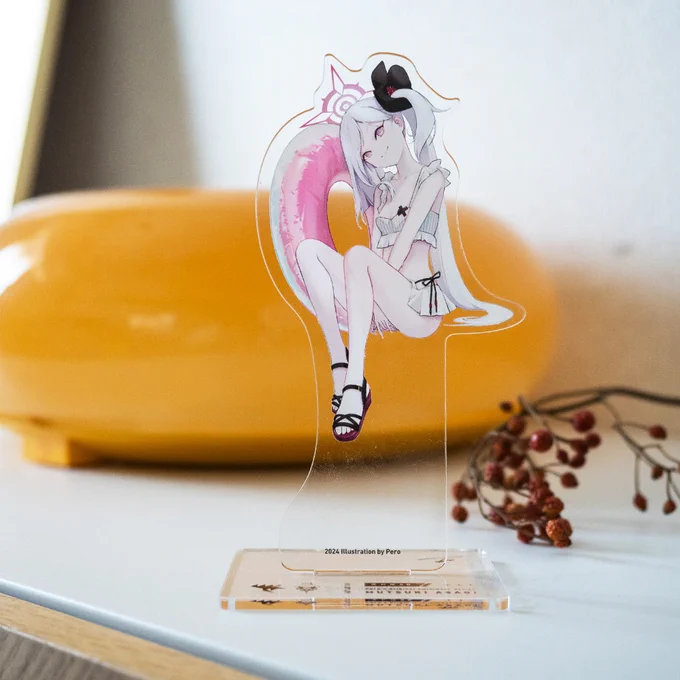 ブルアカ3人のアクスタ届いたよ!いい感じ! 明日販売開始です!予約注文はもう受け付けてるよ。 よろしければ是非に〜! ツリーにリンク貼ります〜