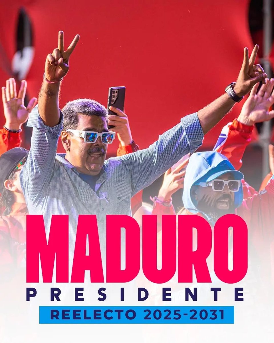 ¡Esta victoria te pertenece mi Comandante Chávez! No te fallamos, ¡vencimos! Este es el regalo del pueblo venezolano para ti. ¡Qué Dios bendiga a Venezuela!
Nicolás Maduro Presidente 
<a href="/nicolasmaduro/">Nicolás Maduro</a> 
<a href="/dcabellor/">Diosdado Cabello R</a> 
<a href="/delcyrodriguezv/">Delcy Rodríguez</a> 
@jorgerpsuv_ 
#monagas #venezuela #maduro