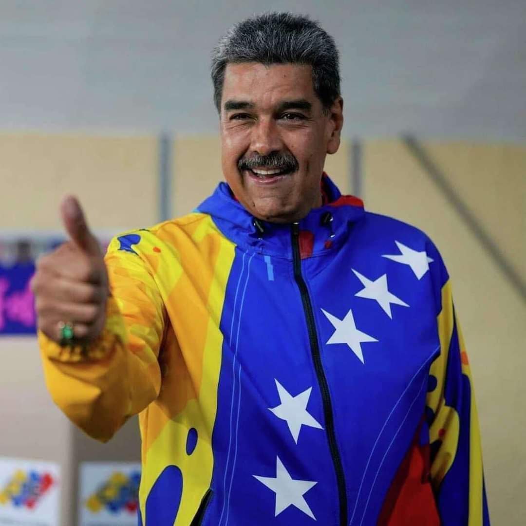 carl0smgr's tweet photo. Maduro gana las presidenciales en #Venezuela

Nicolás Maduro - 51.20%
Edmun González - 44.2% https://t.co/0lViU7xlO6