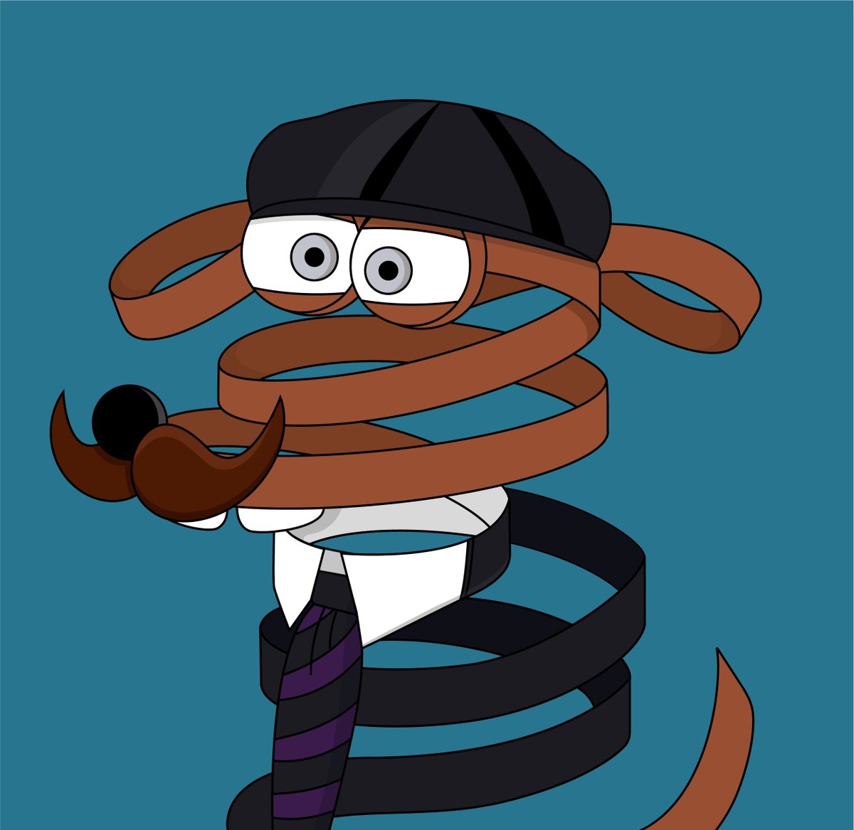 RollDogsHouse's tweet photo. Roll-Dog #54🐶         
"British Roll-Dog" 
#nft #nftart #nftcommunity #rolldogs https://t.co/YsTpUnwVlr