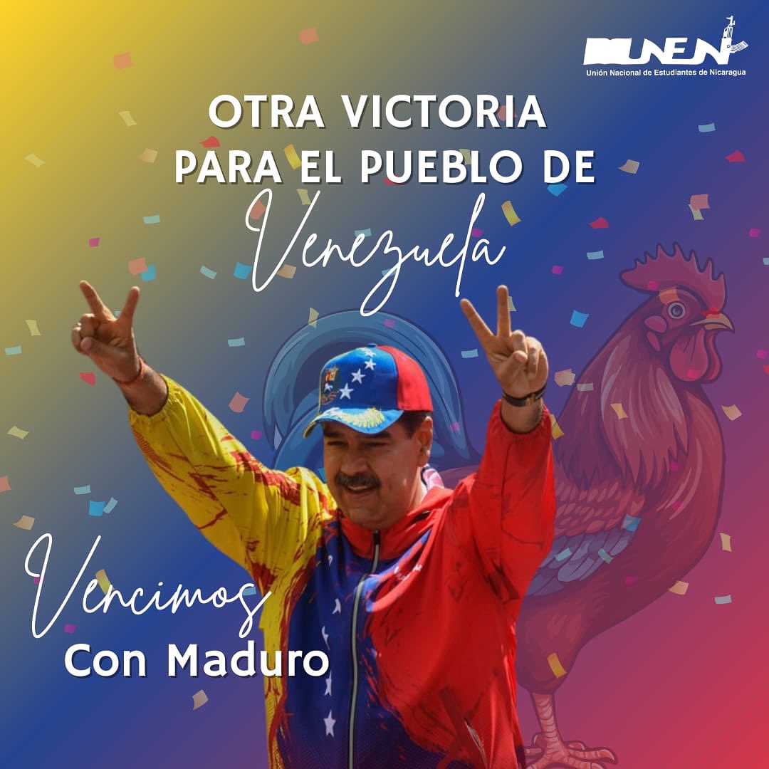 🇻🇪 ¡El pueblo de la República bolivariana de Venezuela ha ejercido su derecho al voto! siendo elegido como Presidente Nicolás Maduro Moros. 

#VivaVenezuela #eleccionesvenezuela2024 #Venezuela