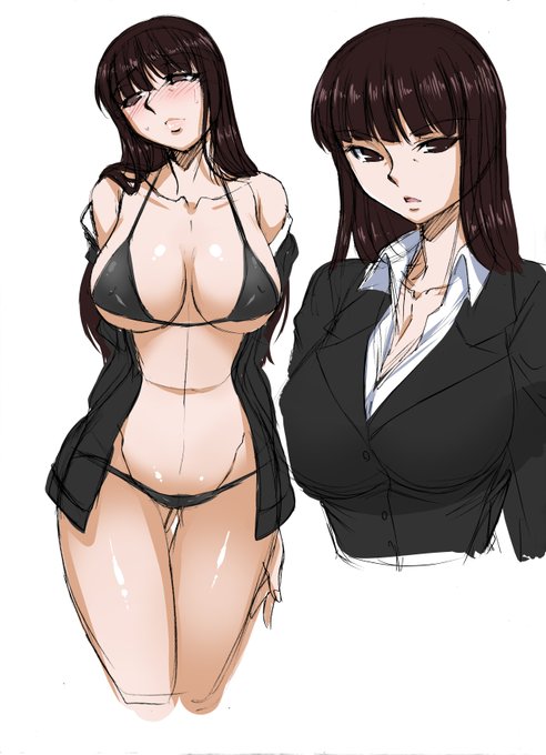 【NSFW】今日は家元。西住しほママの誕生日という事で、過去絵ですが 