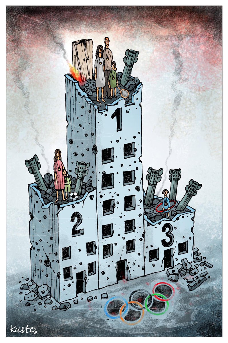 💔 Олімпіада в контексті війни

Ілюстрація: Олексій Кустовський