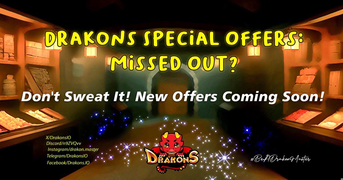 my_rachelle's tweet photo. Missed out on @DrakonsIO special offers? Donโt worryโฆ more surprises coming soon.
#BeADrakonMaster
#Drakons
#DrakonsReloaded
#NFTGaming
#NFT
#BlockchainGaming https://t.co/NPrtHTzTSR