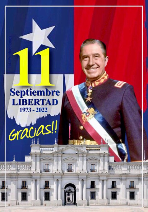 ACambiarlos's tweet photo. De esos comunistas hijos de puta ladrones y criminales nos libró mi General Libertador Augusto Pinochet

Faltó Tanax.

#UnComunistaUnCriminal https://t.co/43BLwchGnV