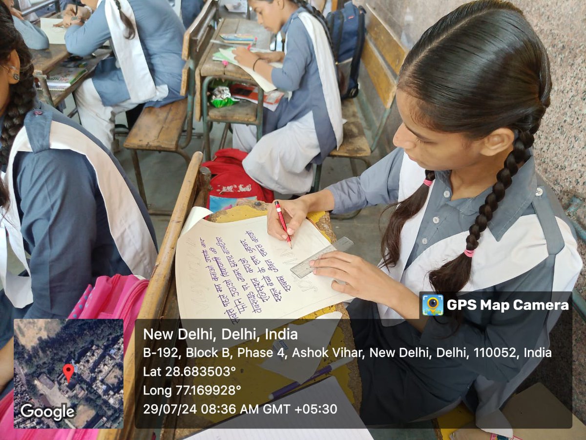 unit_skv's tweet photo. Vidayanjali activity under community involvement  day. 
 Day 7  . 
Activities conducted - poster making, vidayanjali rally and awareness about vidayanjali by vidaynajali volunteer https://t.co/1NqSNX9nsR