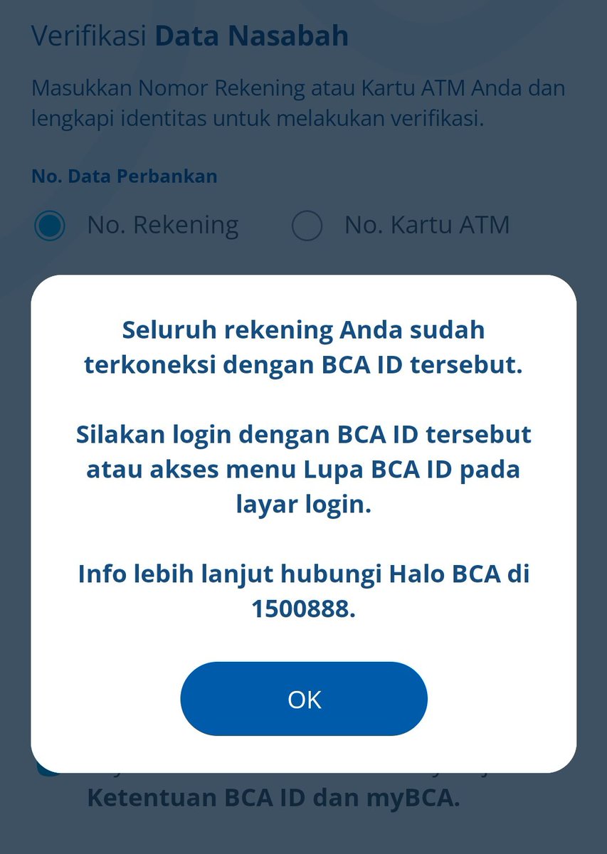 Luginaa's tweet photo. @HaloBCA mohon bantuan tidak bisa login, setiap login minta otp terus https://t.co/DZZCFGtObJ