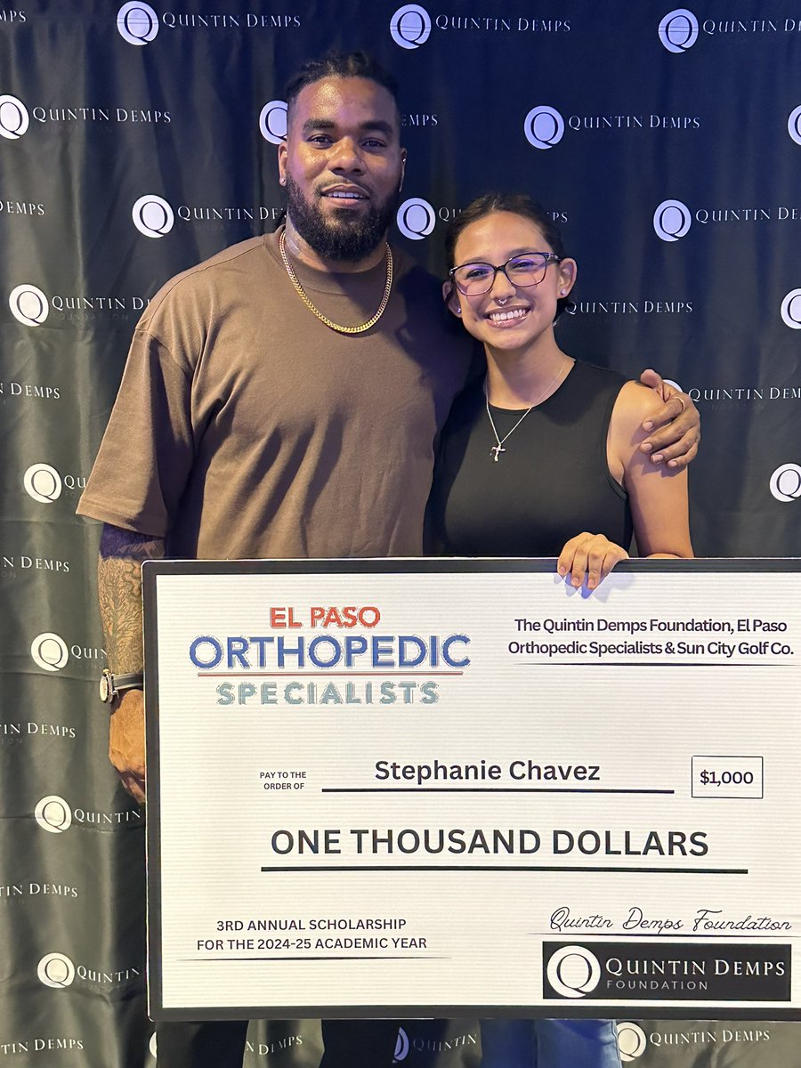 teachmathmissc's tweet photo. Absolutely grateful that I got chosen to be a recipient for the Quintin Demps Foundation Scholarship. Thank you to @QDemps and his team for this opportunity. 📚⛳️ https://t.co/r7YOJvNzy8