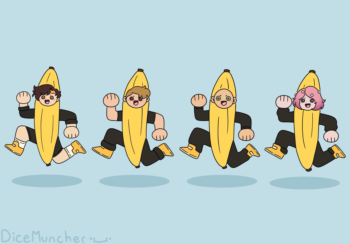 dicemuncher_'s tweet photo. The real winners were the bananas we met along the way 🍌

Loved watching them, very fun team :))

#EnderCup #mccfanart #goodtimeswithscarfanart #guqqiefanart #solidaritygamingfanart #firebreathmanfanart https://t.co/TQtqxPsk3x