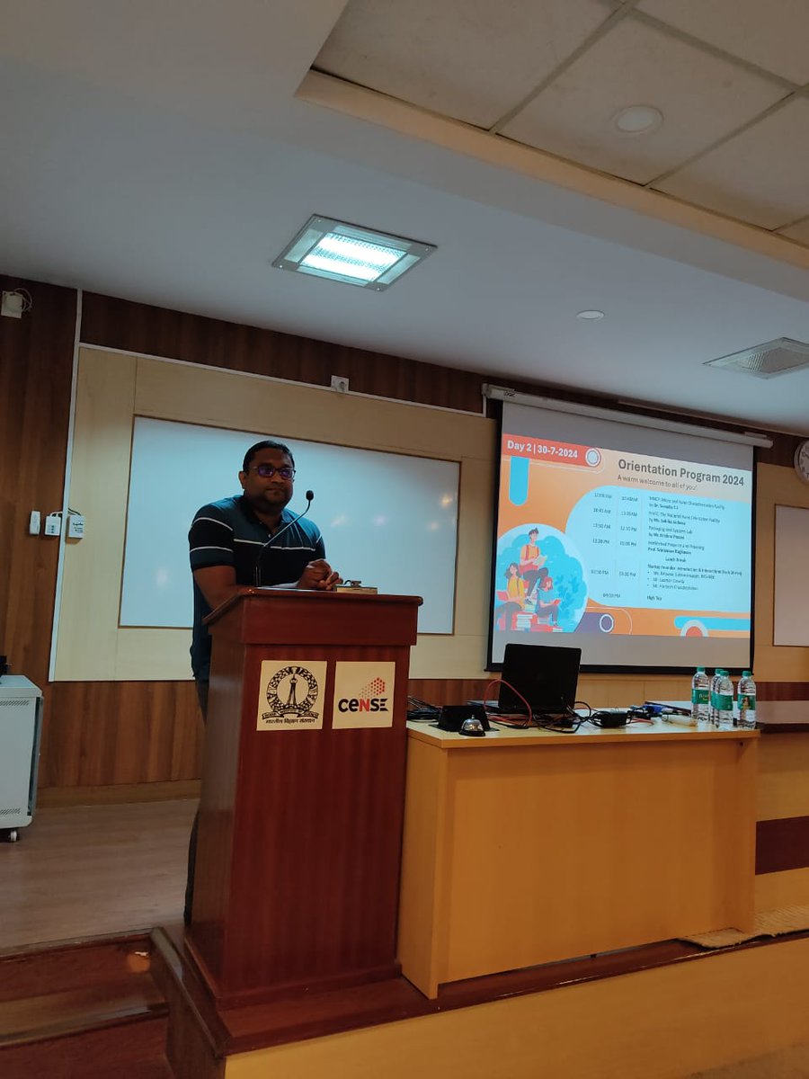 CeNSEatIISc's tweet photo. Excited to welcome the new batch of students admitted in July'24.

We have over 60 enthusiastic students admitted for various courses including #PhD #MTech and #MEngg courses at @CeNSEatIISc @iiscbangalore
Wish you all the very best for your endeavors at #CeNSE. https://t.co/47jwnooHNA