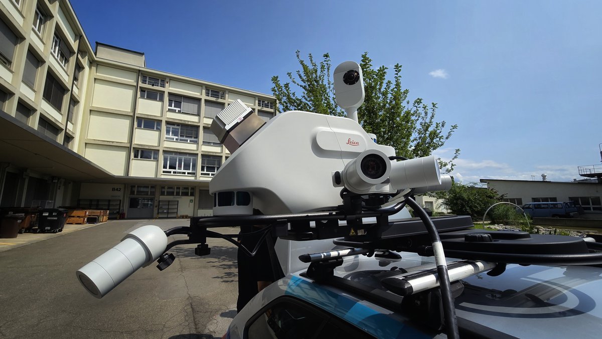 LeicaGeosystems's tweet image. Sending you #MobileMapping summer greetings from our HQ in Heerbrugg. Another advantage our #LeicaPegasusTRK comes with? 
Data collection is a lot cooler in the car!😉 

Check out our new #PegasusTRK range -&amp;gt; hxgn.biz/3WhYOKI