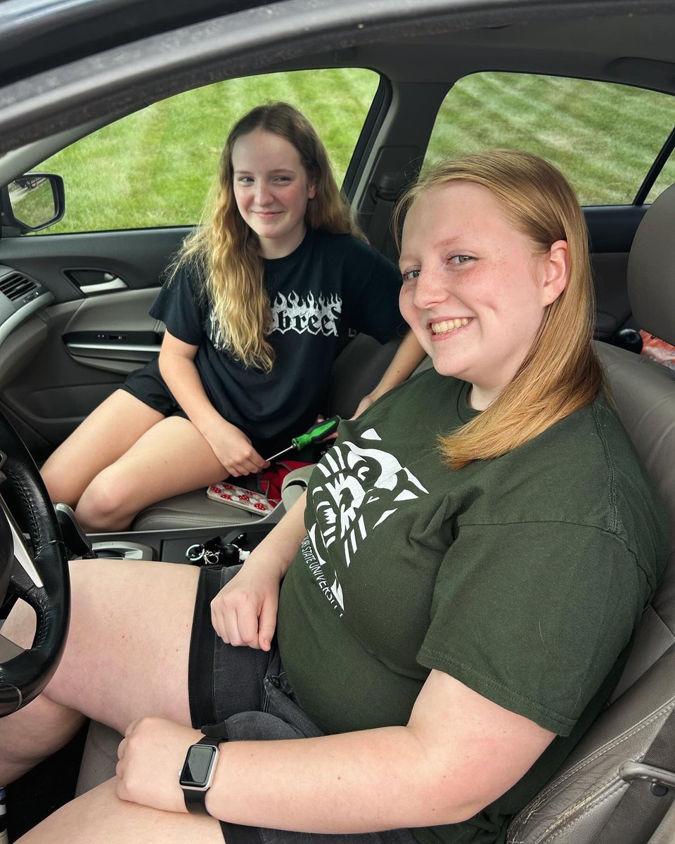 melting_meadows's tweet photo. Tyler bought Charlotte her first car. This surprise has been in the works since June. This kid has overcome so much adversity, we are so proud of her.
Get you a person who loves your kids as much as you do. He has been there for every step of the way. ♥️ #beststepdad https://t.co/uCfI9AUDeH