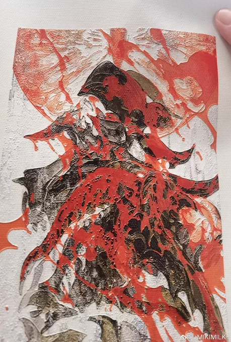 做了点浮雕立体烫