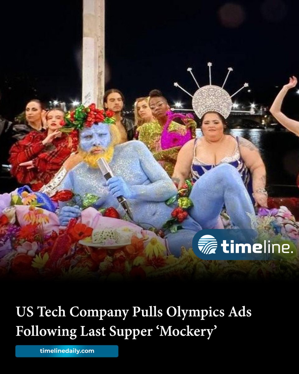 timelinelatest's tweet image. #USTech Company Pulls #Olympics Ads Following Last Supper ‘Mockery’

timelinedaily.com/sports/us-tech…