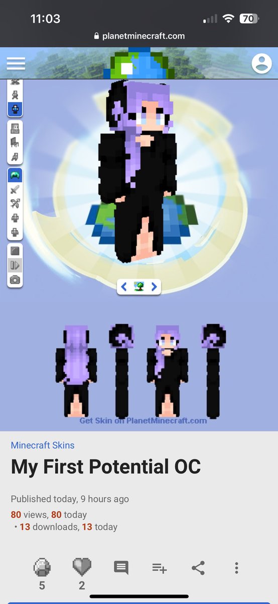 RealCleora's tweet photo. I might make more, I kinda love it
@PlanetMinecraft
#minecraft #minecraftskin #skins #mc #mcskin #minecrsftskincommission #commissions #commissionsopen #pixelart #pixelartist #digitalart #planetminecraft #skindex #cleoraskins #cleoracustomminecraftskins https://t.co/T7LtsjiBi0