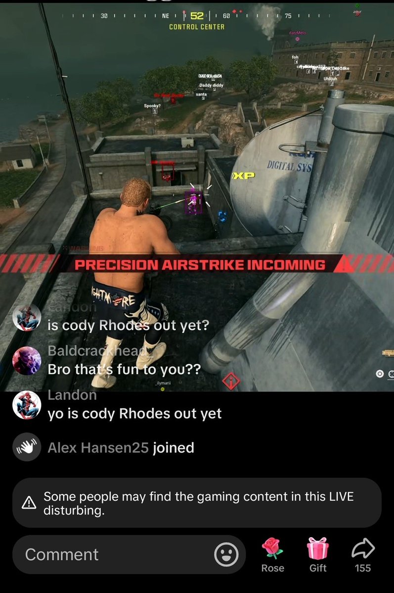 Sky_Walk3r's tweet photo. @CallofDuty This guy is blatantly cheating live on tik tok right now and advertising his cheats for people to go purchase. If this is how Black Ops 6 is gonna be then you guys are about to lose a lot of money. https://t.co/H3nUmuswsR