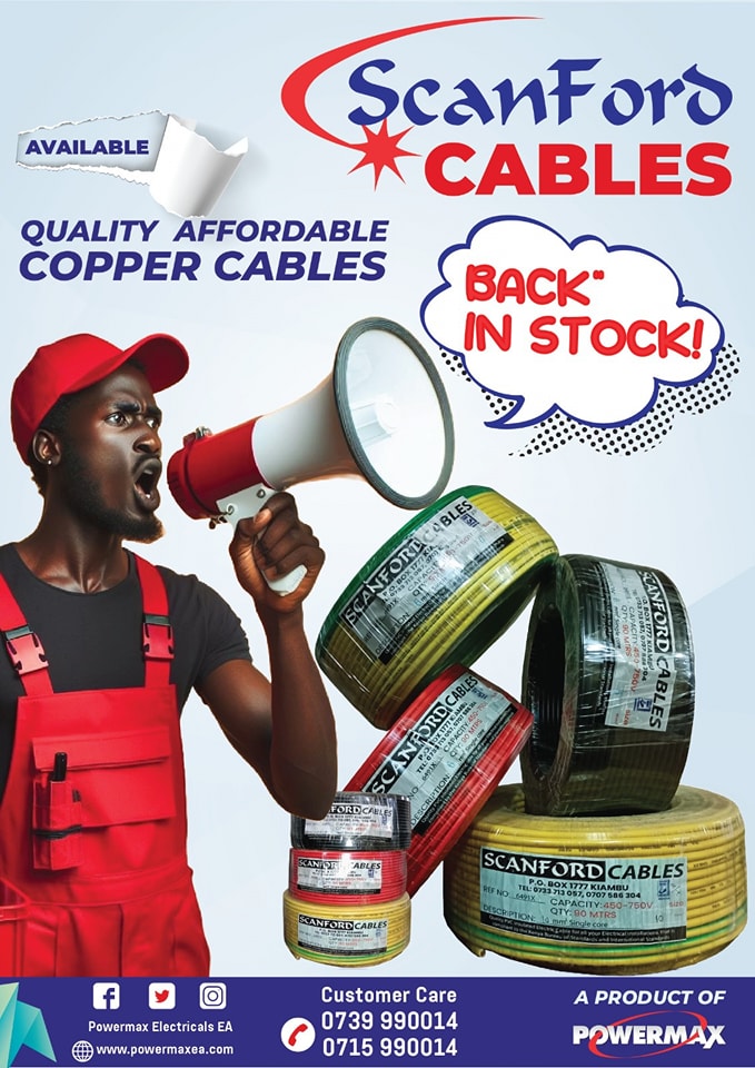 🎉 Big news! Scanford cables are BACK IN STOCK and more affordable than ever! Get ready for the ultimate in quality and reliability. Hurry, they won’t last long! 🔌✨ 
Contact us via 0715990014