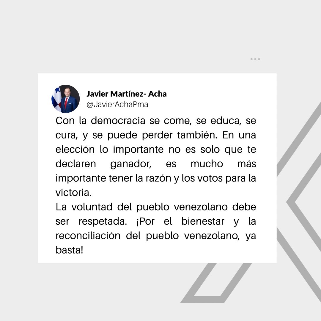 Javier Martínez-Acha Vásquez tweet media