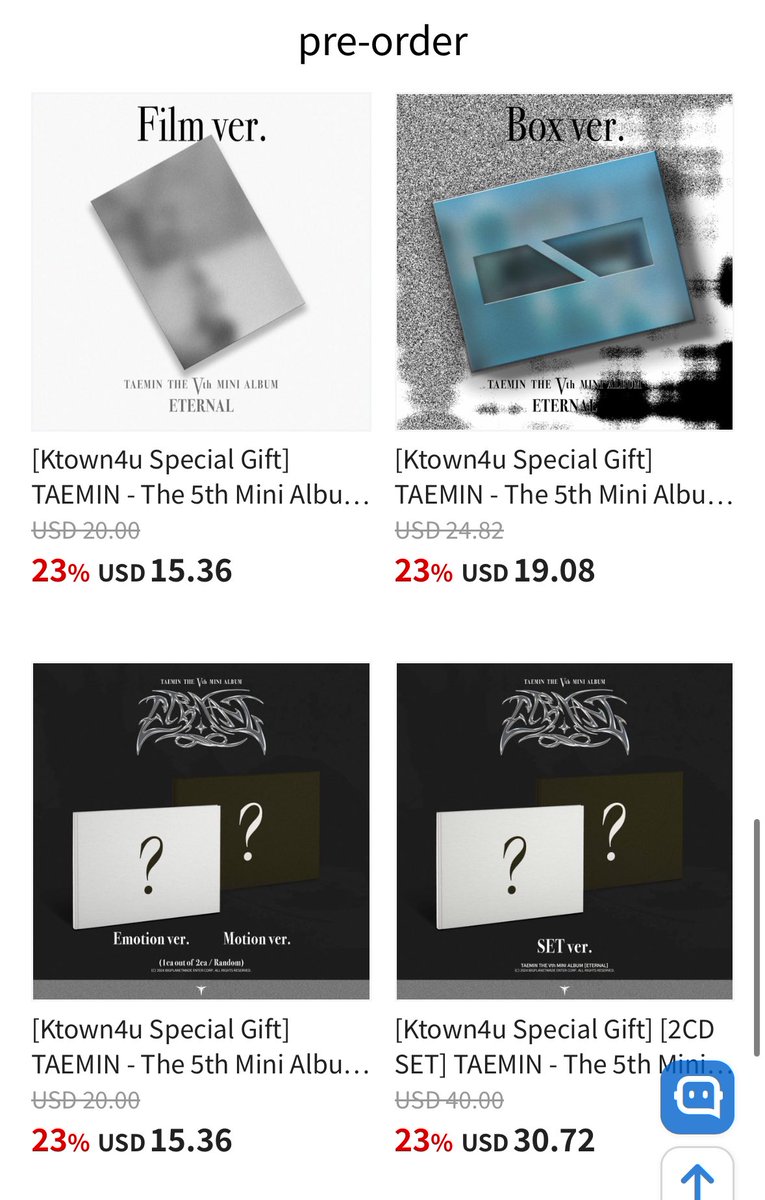 taemindonation's tweet photo. [TAEMINDONATION x @Ktown4u_com discount] 

• 23% off through the link
• 1 of 2 ktown4u pob photocard (1:1)
• an ad for taemin will be run for 7 days at Ktown4u coex! 

discount link open until 8/19, 9am kst!

https://t.co/KWSkXfDYdK

#TAEMIN #태민 #Taemin_Eternal @Taemin_BPM https://t.co/aE0pwcgYVy