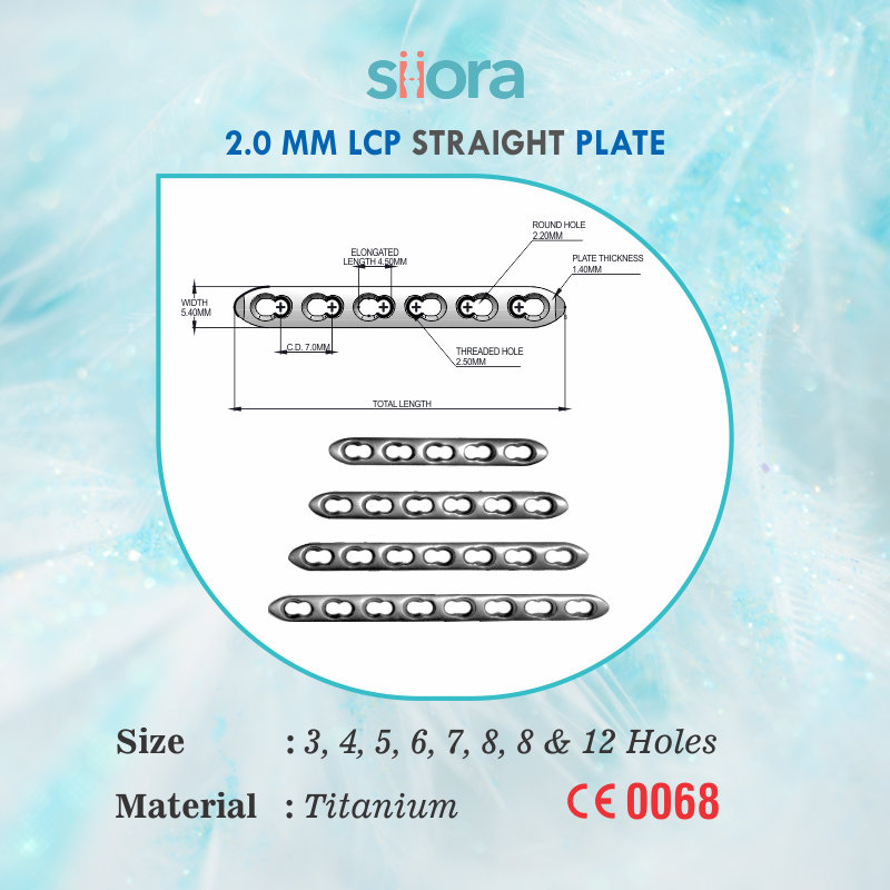 siorasurgicals's tweet image. 2.0 mm LCP Straight Plate finds application for the surgical stabilization of fractures, osteotomies, and nonunions of various bones like clavicle, olecranon, humerus, radius, ulna, and more.
siiora.com/product/2-0-mm…
#LCPPlates #BoneHealing  #FractureRepair  #OrthopedicSurgery