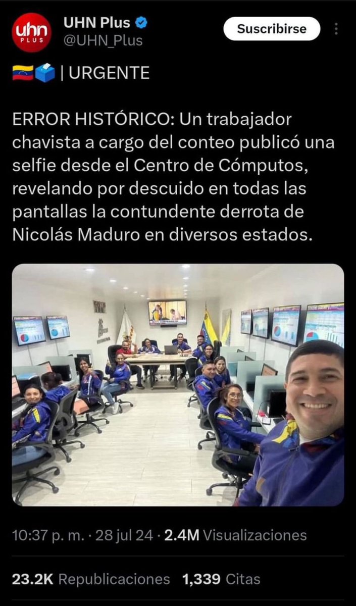 ElGeorgeHarris's tweet photo. ¡MCM obviamente no aceptó el FRAUDE! #HastaElFinal https://t.co/TVbfoIM4EH