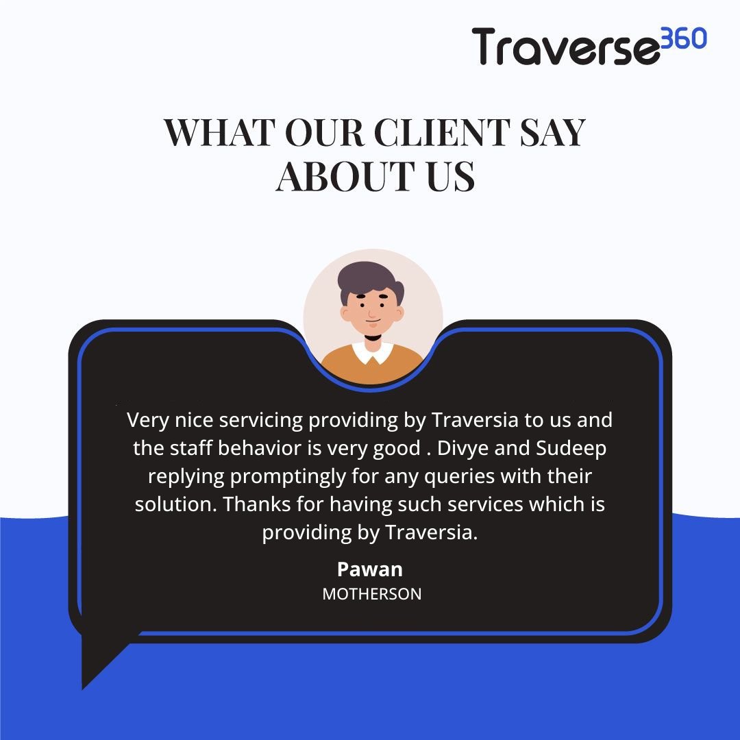 traverse36t's tweet photo. #Clientfeedback like this fuels our passion and drives us to continually redefine excellence in the #traveltechnology industry. Explore the #Traverse360 difference today and discover why we're the trusted choice for innovative travel solutions.🔥
#testimonials #trustedbyclients https://t.co/6wMvTKE54a