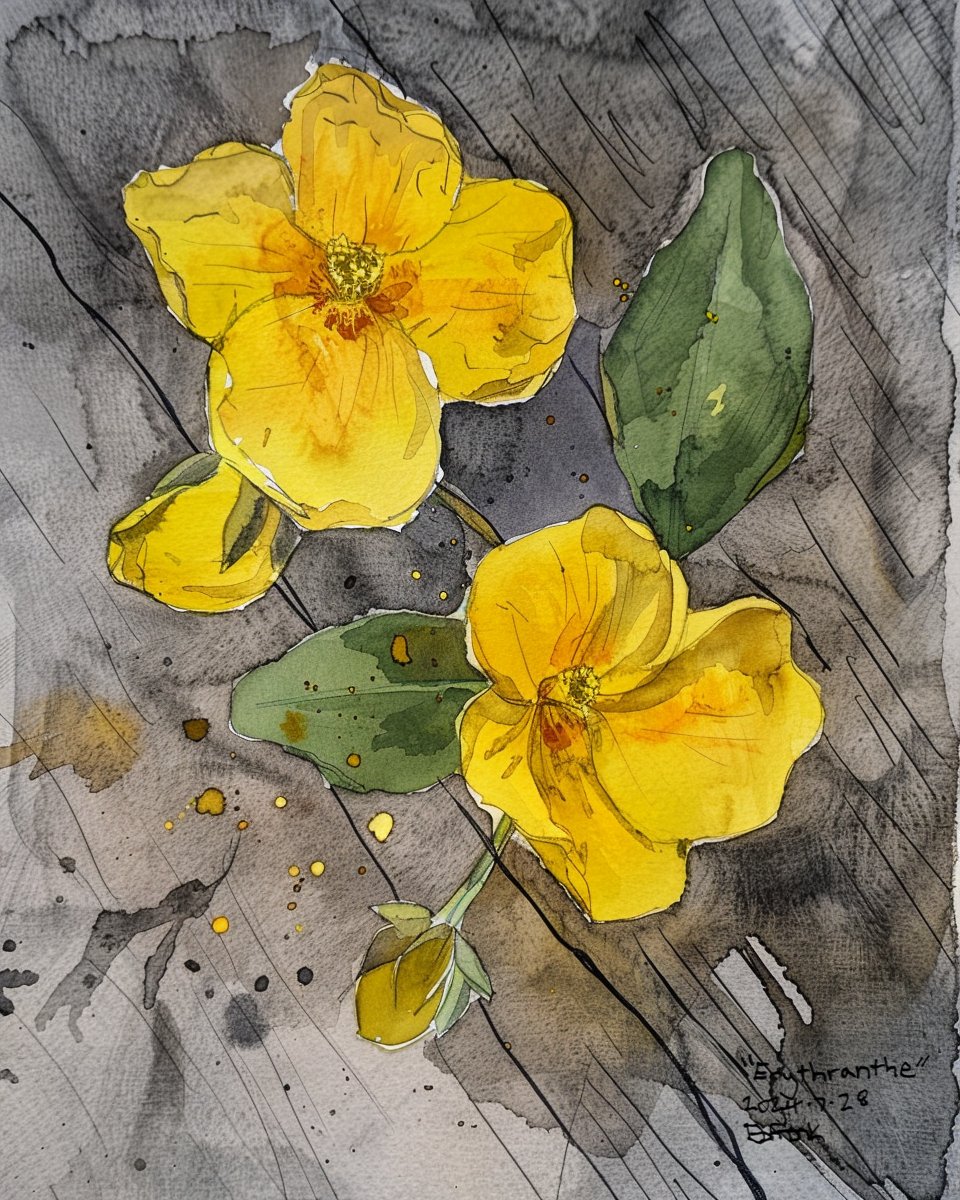 bofrank's tweet photo. Watercolor of Monkey Flowers #Erythranthe #sketchbook #watercolour https://t.co/2SAmo71Hw8