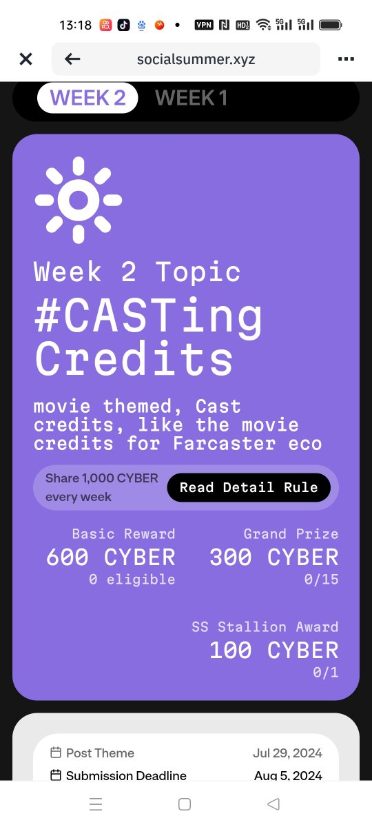 naduohua11's tweet photo. @BuildOnCyber @Optimism @Web3WithBinance                 Complete the creative bounties now! #SocialSummer https://t.co/cNhprx3x7M