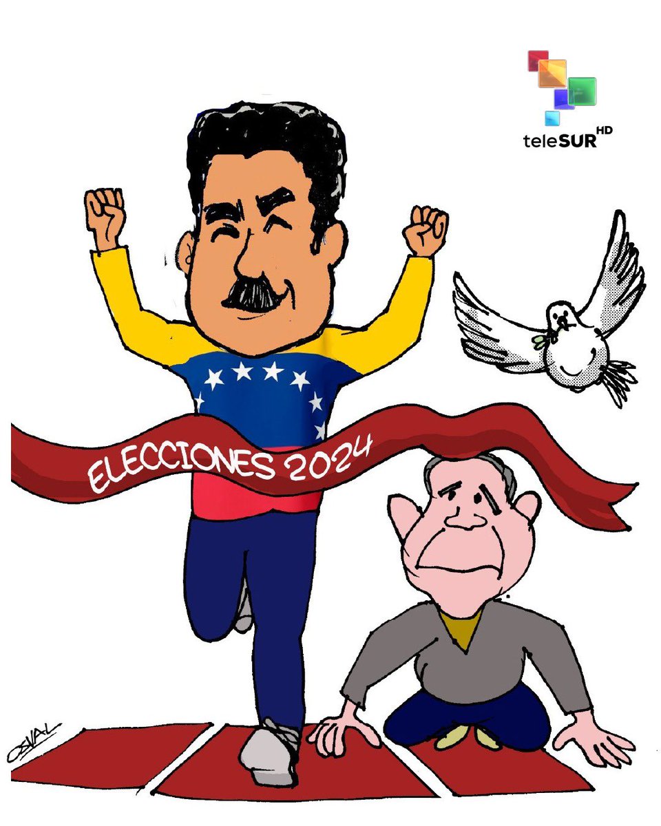 teleSURtv's tweet photo. ¡Venezuela eligió la paz! 🇻🇪 https://t.co/1Hz1wkLAar
