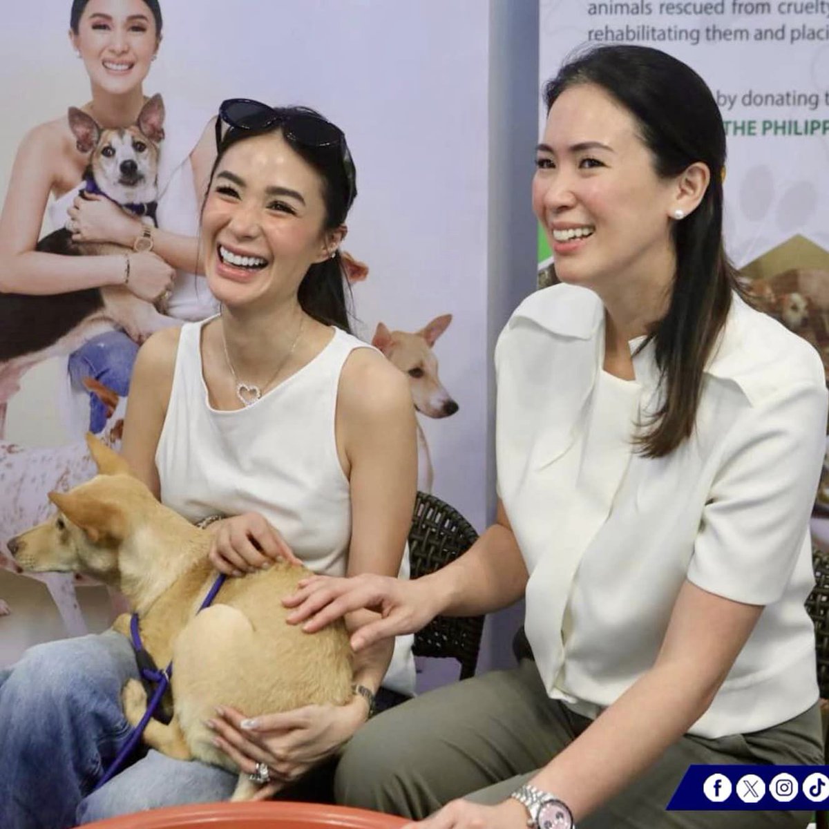 News5PH's tweet photo. Sinuportahan nina Senate Spouses Foundation, Inc. #SSFI President #HeartEvangelista at Vice President #KathrynaPimentel ang "Disaster Relief Operations for the animals and pet owners" na naapektuhan ng pananalasa ng habagat at Bagyong #CarinaPH. #News5
📷: PAWS https://t.co/cQBsFyPg79